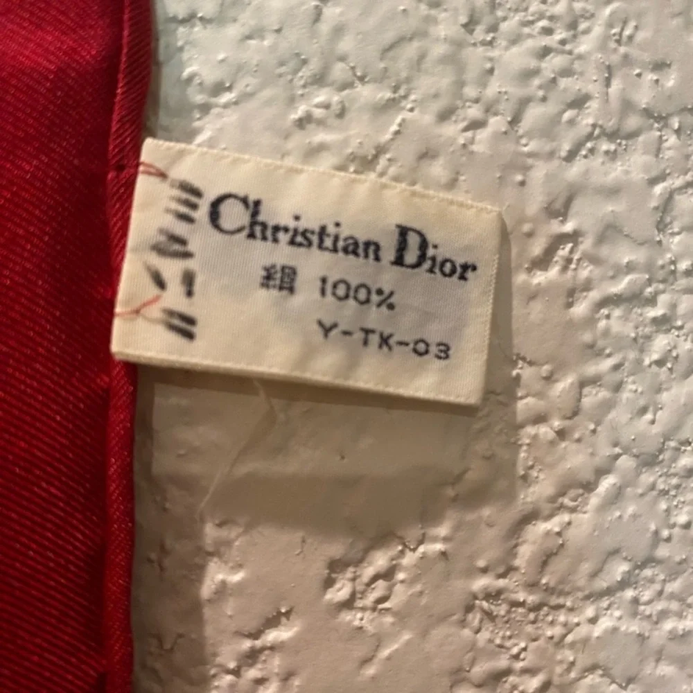 Christian Dior Scarf 30 1/2 by 301/2